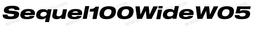 Sequel100WideW05 65 Regular字体转换